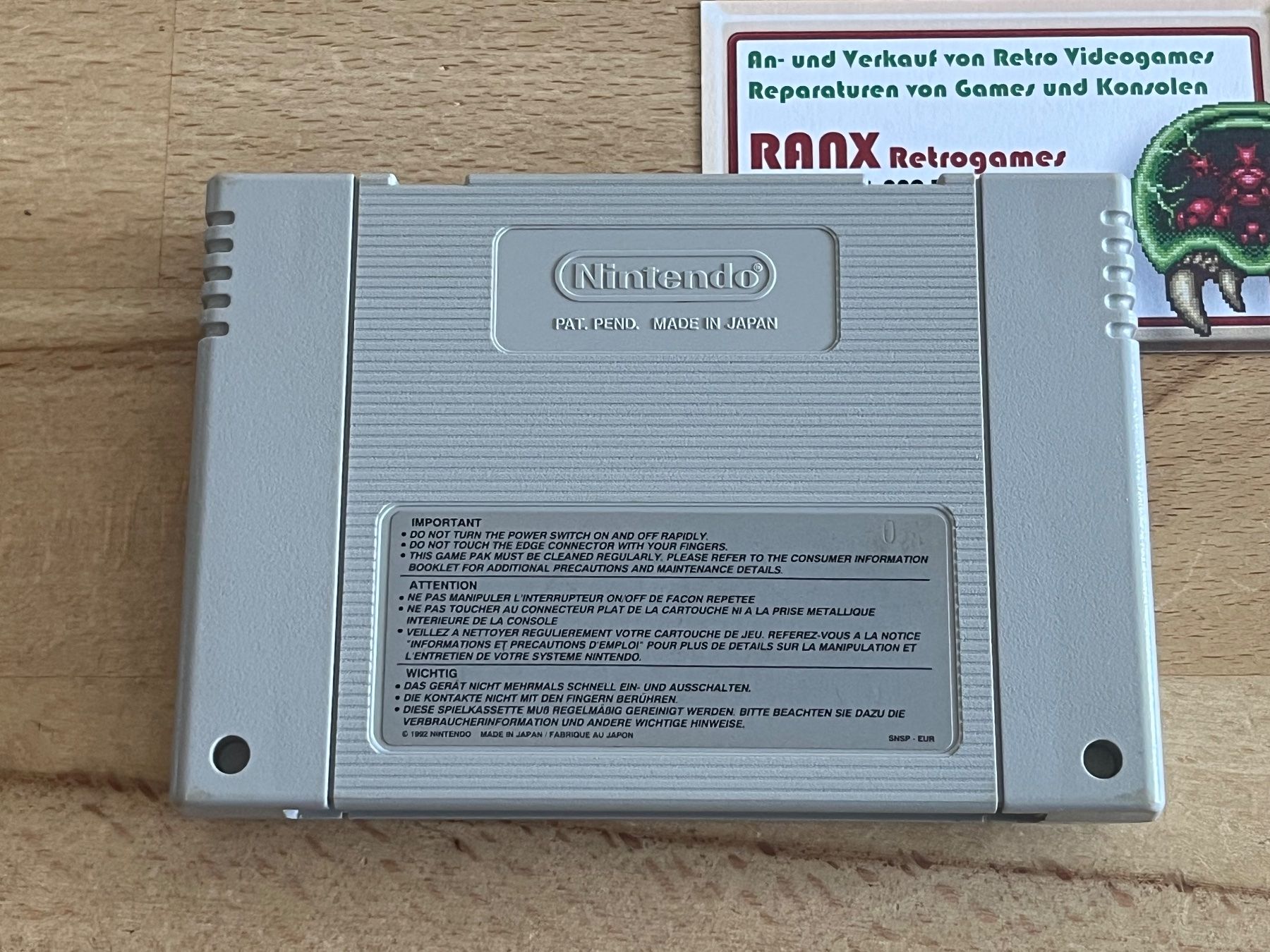 Nintendo Giochi: Super Mario Kart, SNES, PAL-Version, originales Modul – Usato da Thalwil venduto da ranx 1