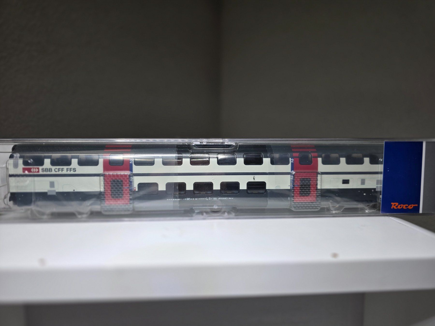 Roco Modellini di ferrovie: Roco 64852 SBB Dosto IC2000 2.Kl. AC Achsen – Usato da Schwarzenburg venduto da hebusch54 2