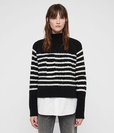 Allsaints Wollpullover Gr. S