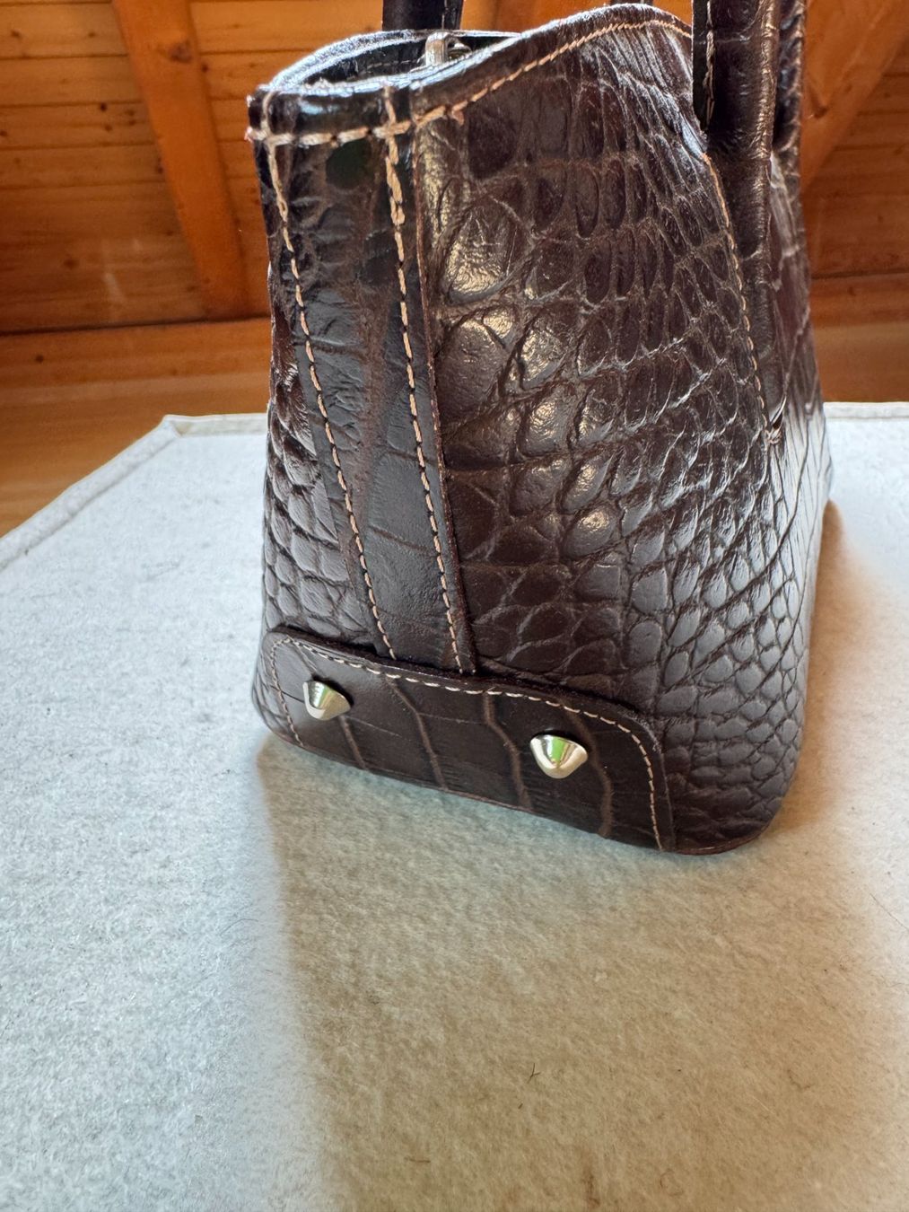 Borse da donna: Leder-Handtasche braun – Nuovo (secondo la descrizione) da Stäfa venduto da Mofi8712 2