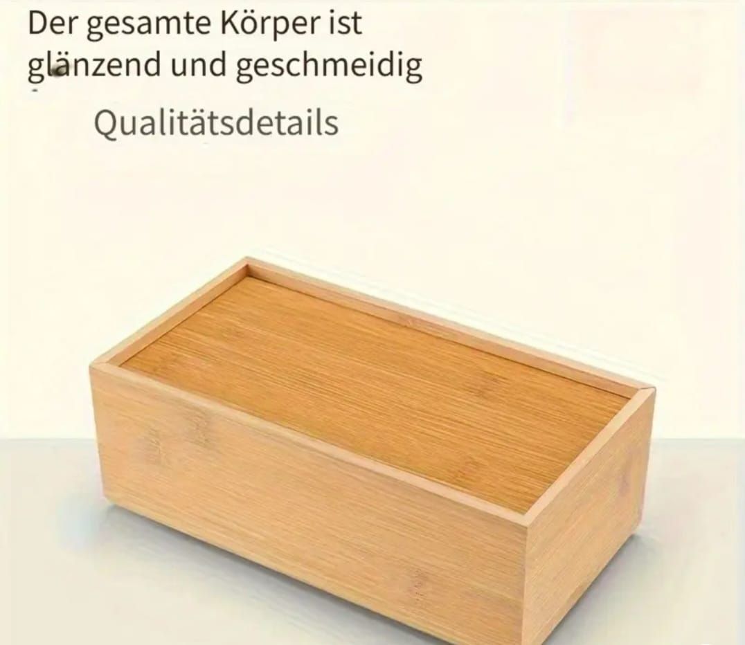 Altro in  Abbigliamento & Accessori: Taschentuch-Box Holz 23x12x8,5cm – Nuovo (secondo la descrizione) da Zetzwil venduto da Sonneblueme987 2