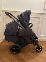 Neu Joolz Geo 3 Geschwisterwagen Dark Navy Blue