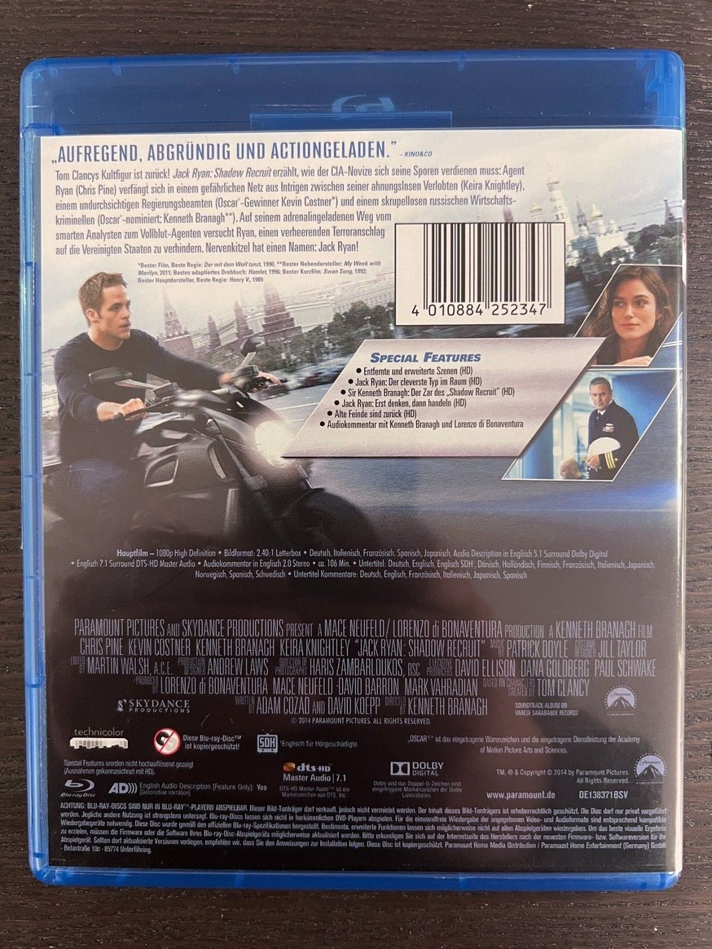 Tutti i DVDs: Jack Ryan - Shadow Recruit – Usato da Zürich venduto da Blu-ray_ZH 1