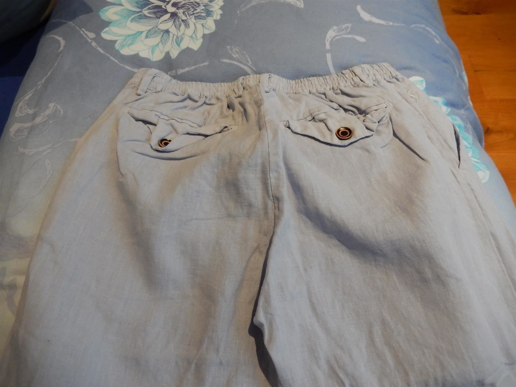 Hosen: Hose aus Leinen blau Grösse S – Neu (gemäss Beschreibung) aus Schaan von Sya6 1