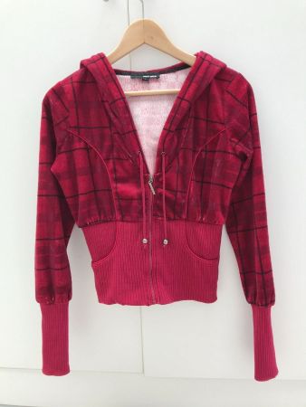 Jacke/Pullover weinrot Gr.S