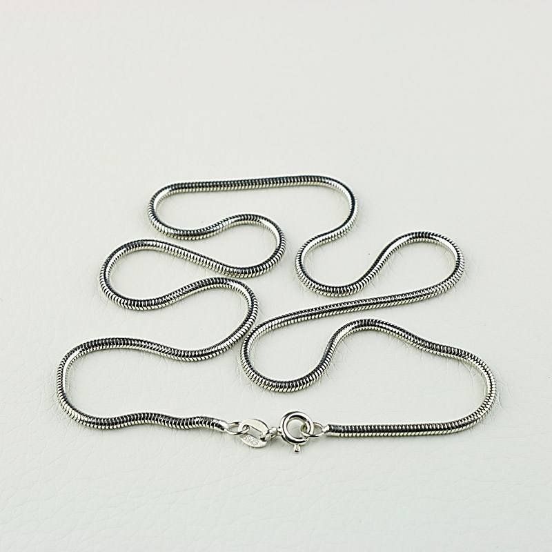 Catenine: Schlangenkette Silber rhod. 1,6 / 40 cm – Nuovo e nell'imballaggio originale da Mauren venduto da Yeelen