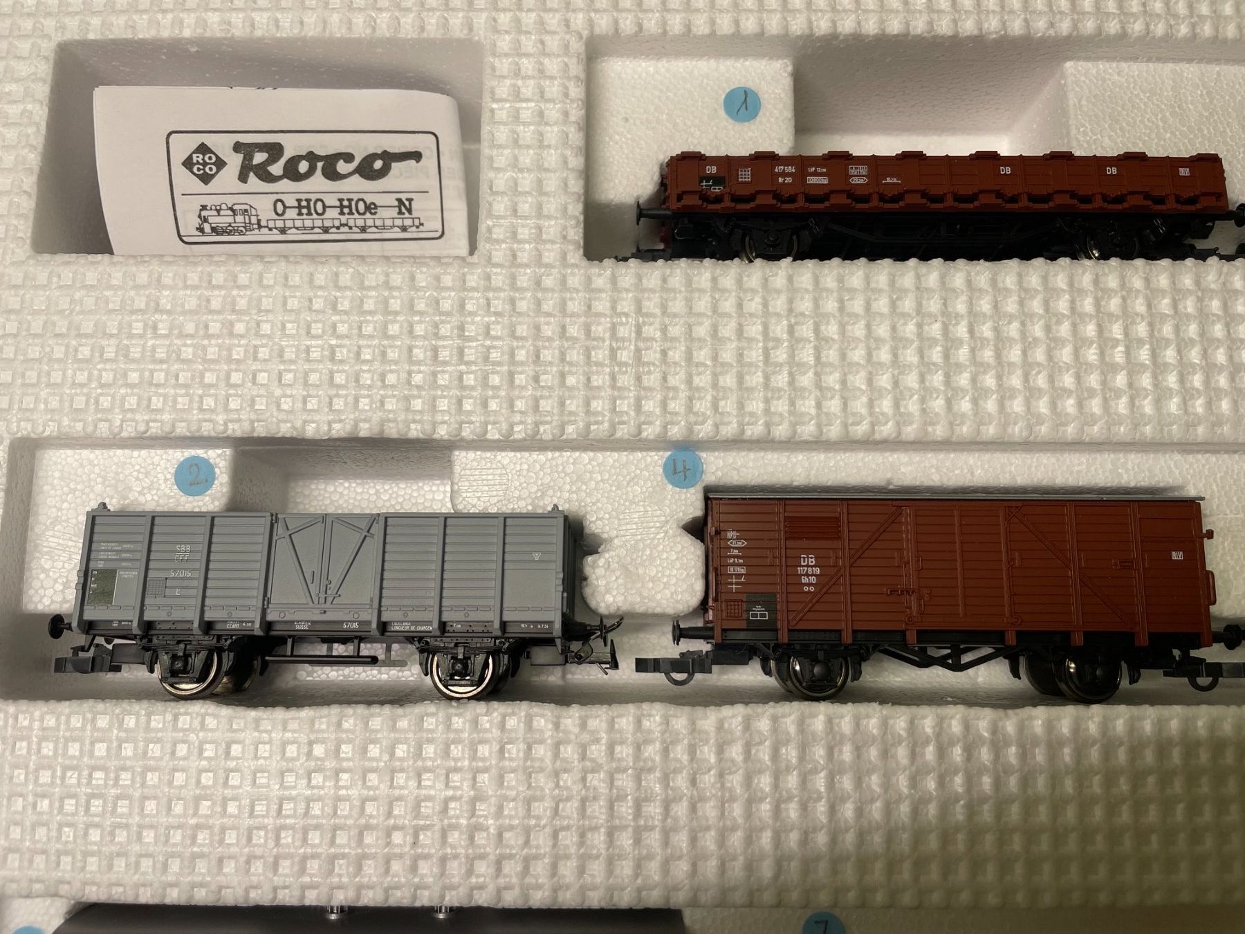 Roco Modelleisenbahnen: Roco 8 Stk Güterwagen in DC – Gebraucht aus Villmergen von Mfritz 3