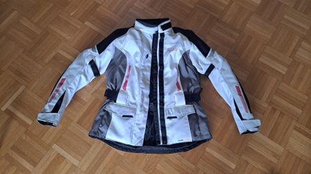 FLM Ladies Touring Textile Jacket 3.0 White Grösse 40 42 