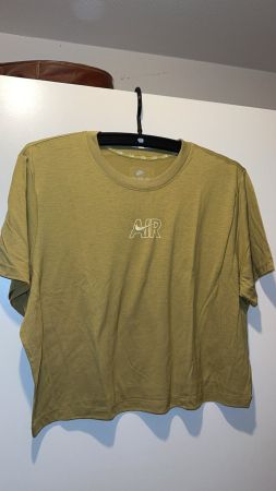 CropTop T-Shirt Nike grün-braun Grösse XXL