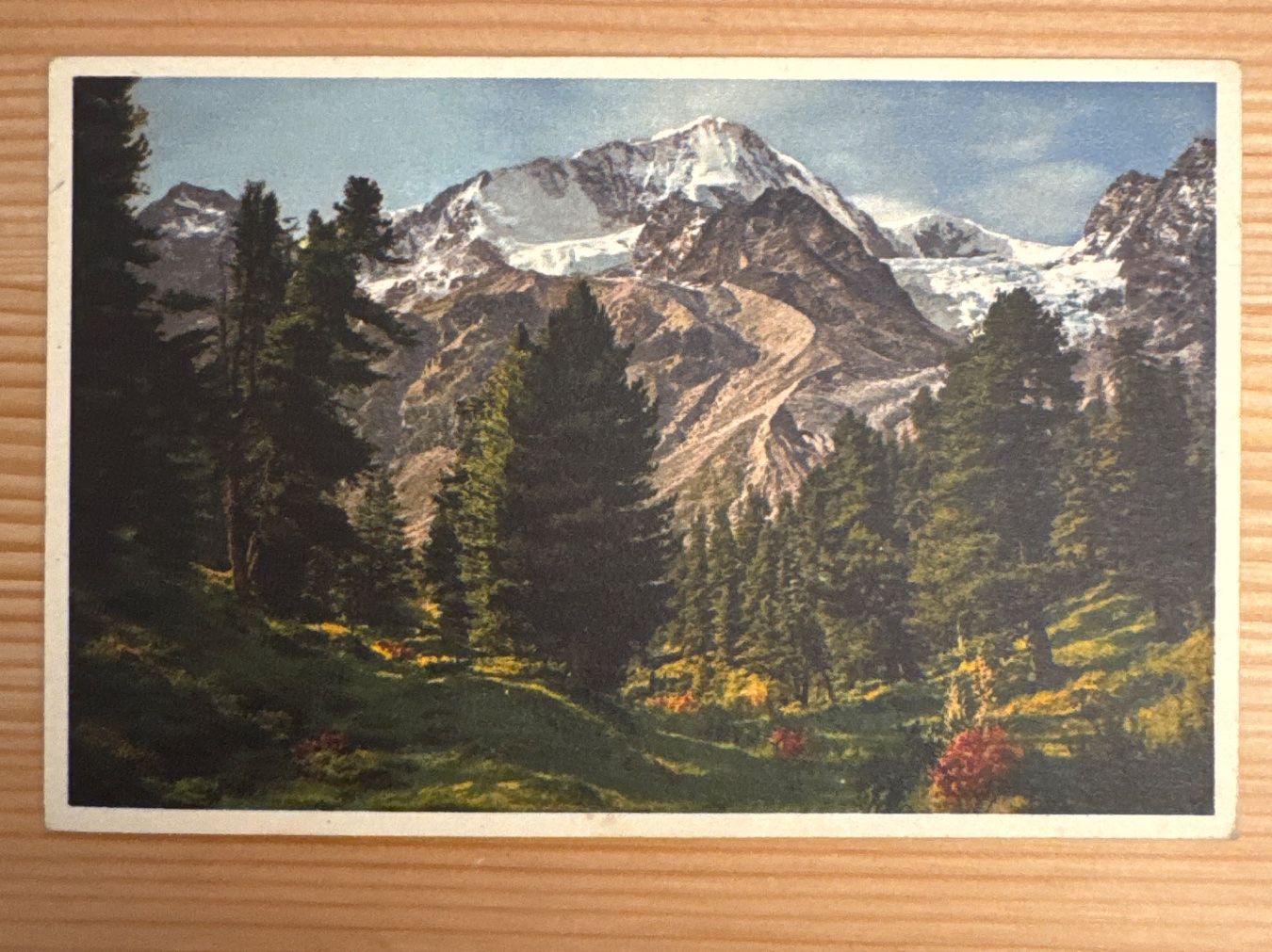 Cartes postales: 6 antike Ansichtskarten, mit gemalten Landschaften im Wallis – Neuf (Voir description) à Zürich par Tarafo5 4