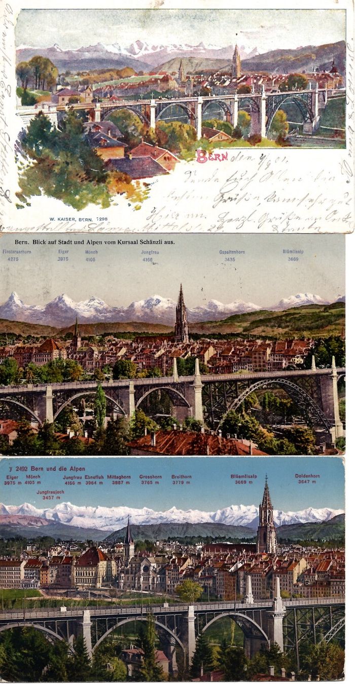 Cartoline postali: AK Bern coloriert – Usato da Brunnadern venduto da eichmann.anton