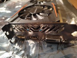 Gigabyte GTX 1050 Ti Graphics Card Used