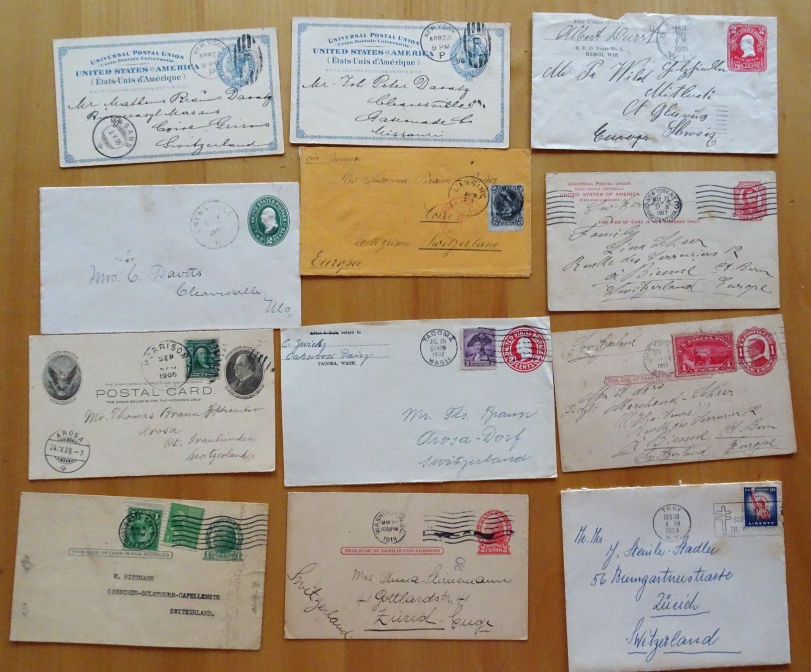 Couverts & Versandtaschen: Postkarten/ Bedarfsbriefe USA – Gebraucht aus Feldbrunnen von MarcusSO 1