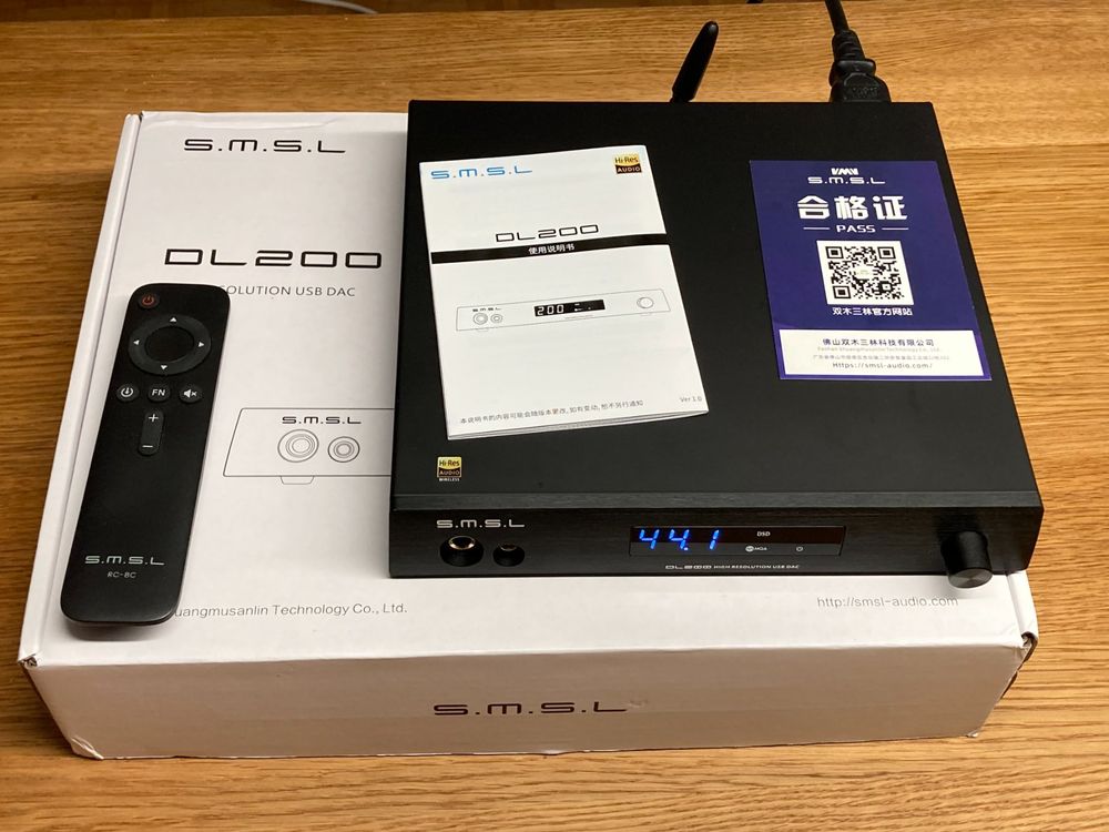 MQA Full Decoder SMSL DL200 DAC & Headphone Amp - ES9039Q2M Chip