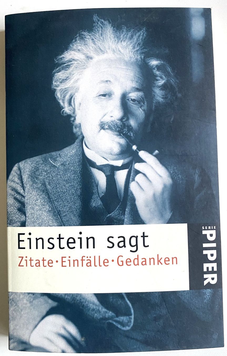 Libri: EINSTEIN sagt:  ZITATE - EINFÄLLE - GEDANKEN - … EINSTEIN – Usato da Hünenberg venduto da Ecila