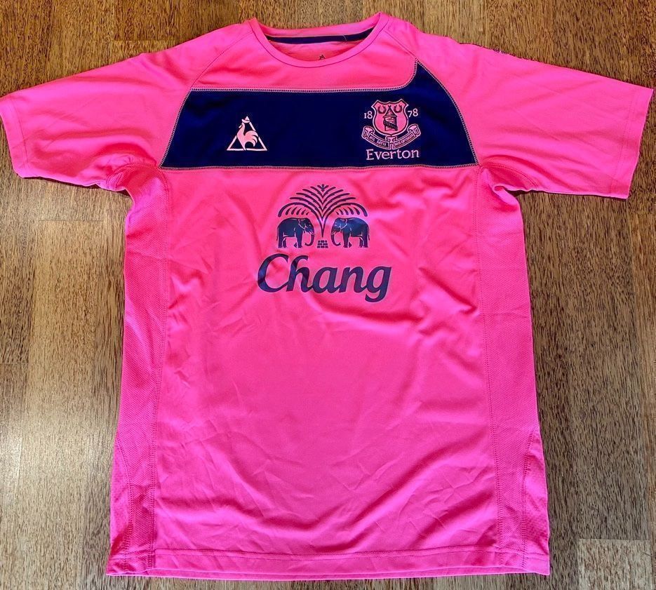 Le Coq Sportif Leibchen & Hosen: Everton away Shirt - Saison 2010/11 – Neu (gemäss Beschreibung) aus Hermetschwil-Staffeln von Beat131