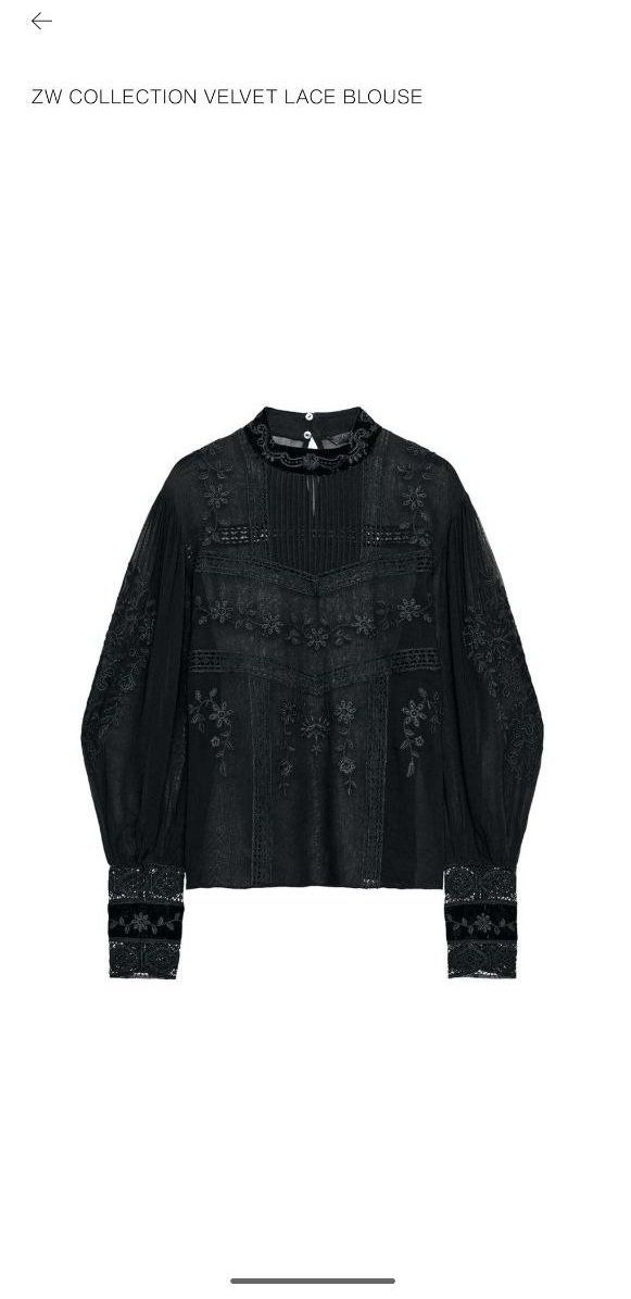 Zara Camicette: Zara Lace Blouse – Nuovo (secondo la descrizione) da Meilen venduto da nancy_rd 1