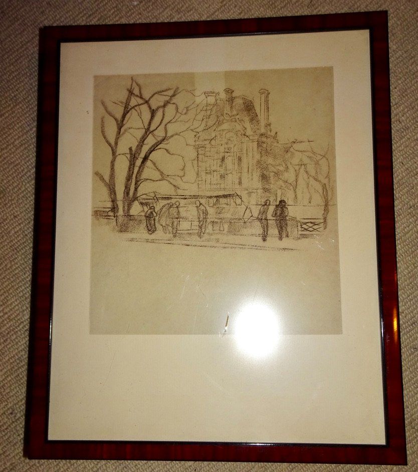 Gemälde: Tableau des bouquinistes de Paris - Robert Joël – Neu (gemäss Beschreibung) aus Châtelaine von fil_7lqg