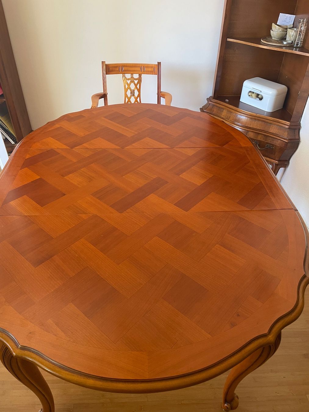 Tavoli: Tisch rund/oval Kirschbaum, wunderschön – Usato da Wettingen venduto da FeeSylvia7