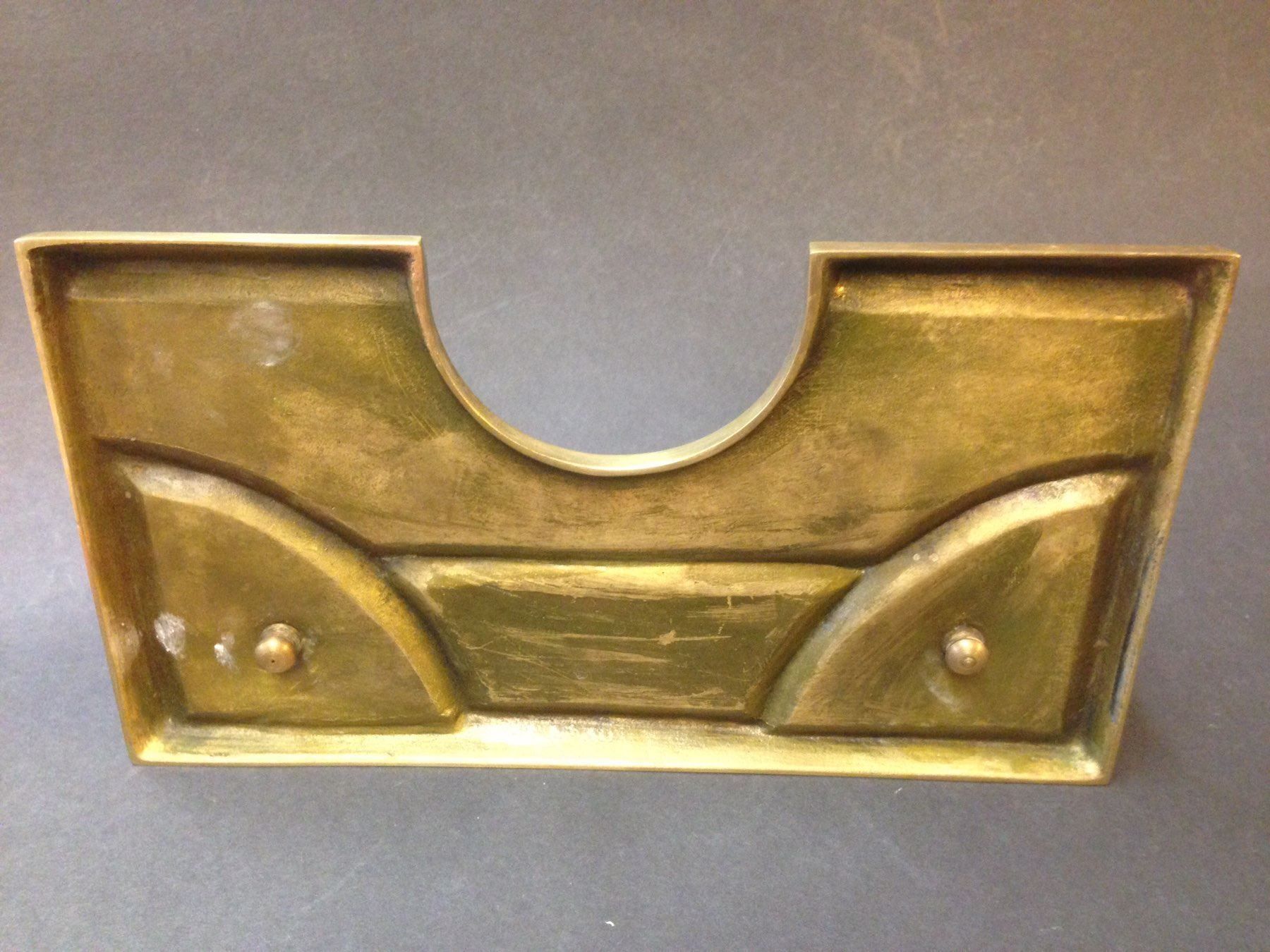 Sonstige Antiquitäten & Kunst: Antikes Jugendstil Messing Tintenfass – Gebraucht aus Schaffhausen von vintageville 8