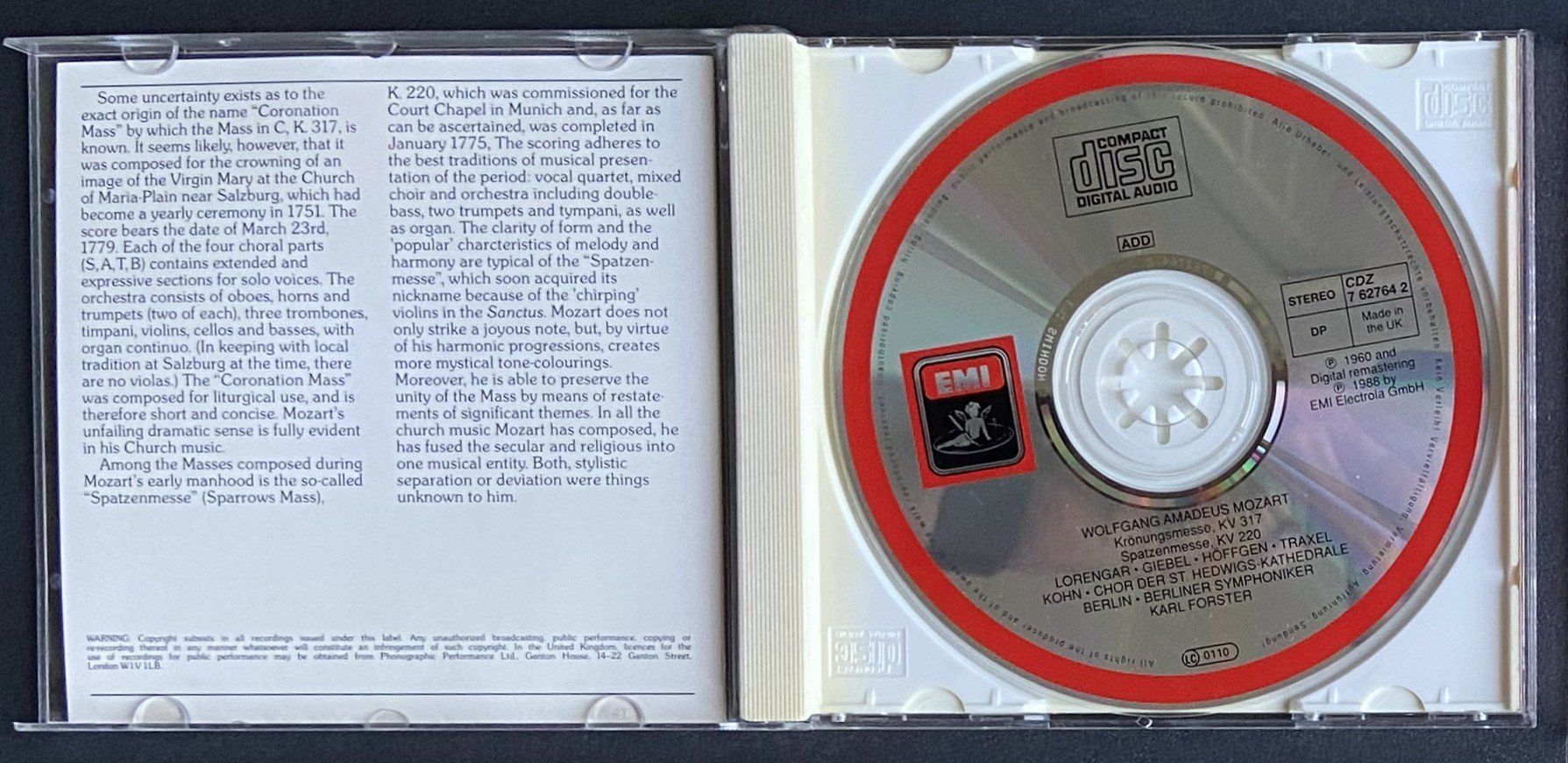 CDs: 2 Klassik CD "Wolfgang Amadeus Mozart" – Gebraucht aus Böckten von Hansi36 1