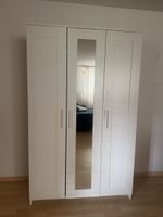 Kleiderschrank Weiss mit Spiegel – Günstig abzugeben