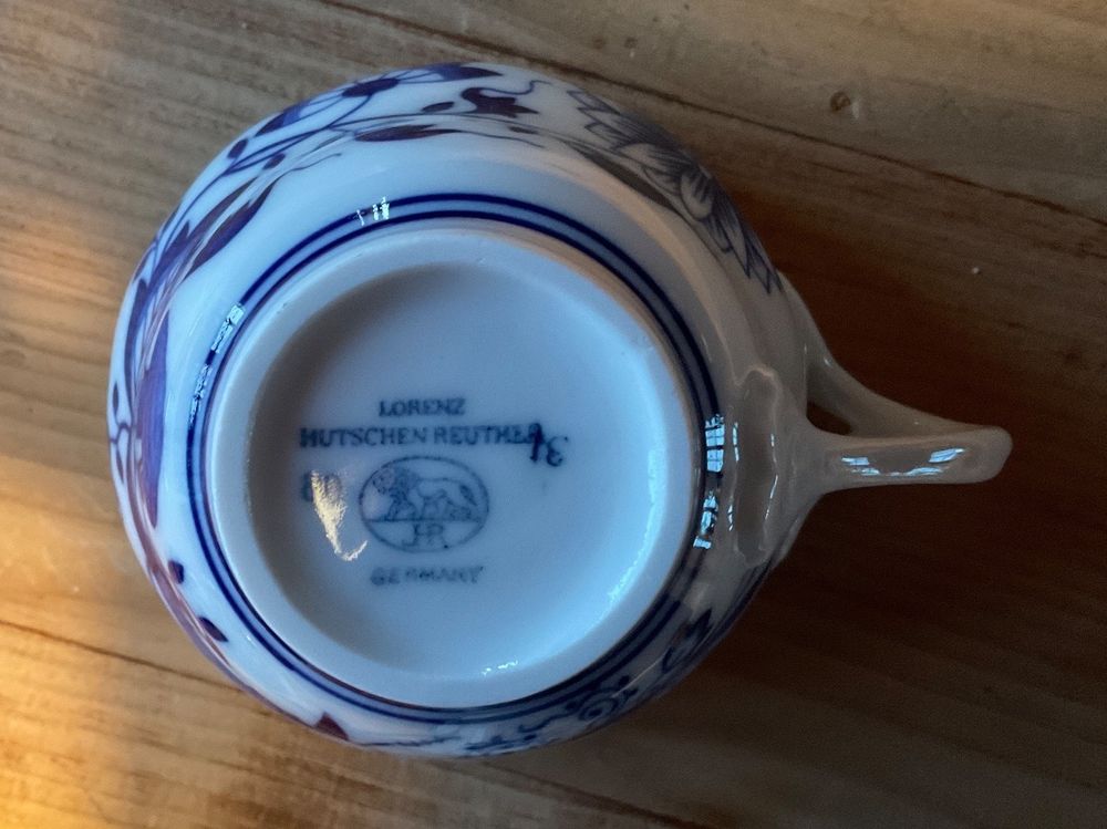 Lot De 6 Assiettes à Salade Hutschenreuther Saxe - Porcelaine - Allemagne - MINT