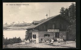 AK Chaumont, Châlet des Mélèzes, 1924