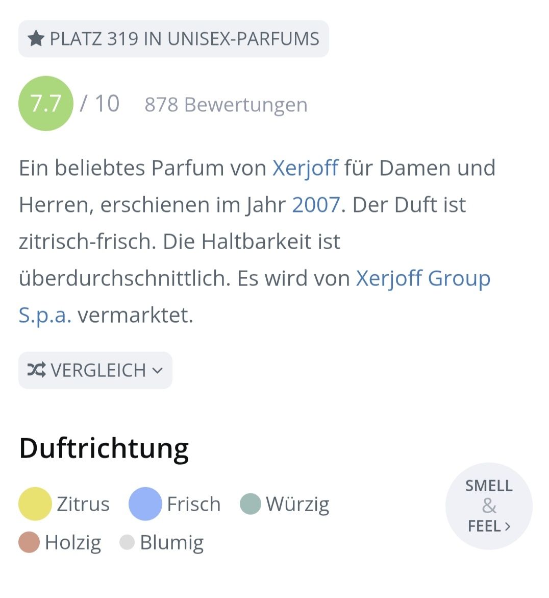 Xerjoff Profumi & Eau de Toilette: 2 ml KOBE XERJOFF ABFÜLLUNG – Nuovo (secondo la descrizione) da St. Gallen venduto da CaliSunshine 3
