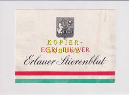 Etikette - Erlauer Stierenblut (Ungarn) /bd