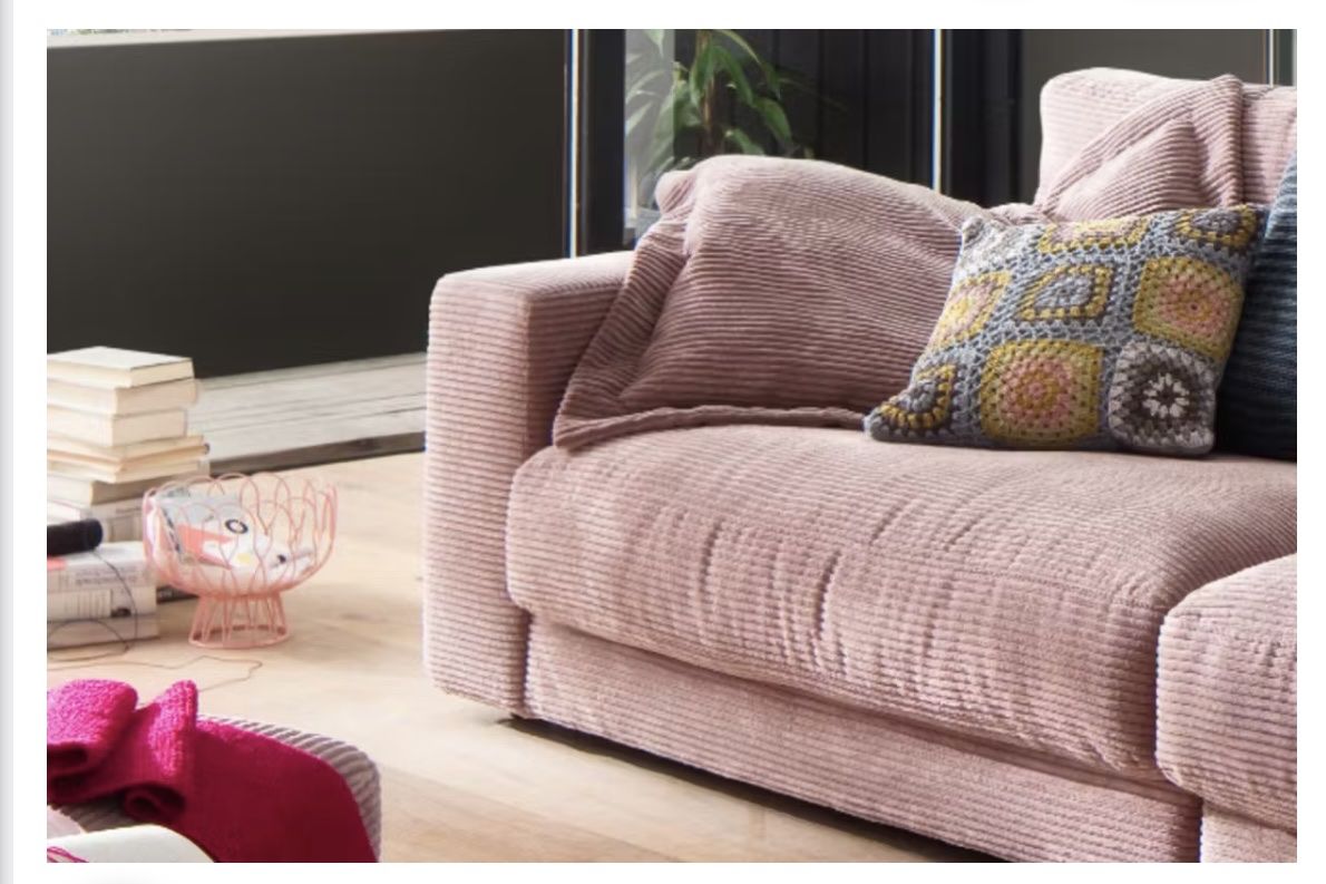 Sofas: KAWOLA Sofa Madeline rosa – Gebraucht aus Biel/Bienne von do__q8td 4