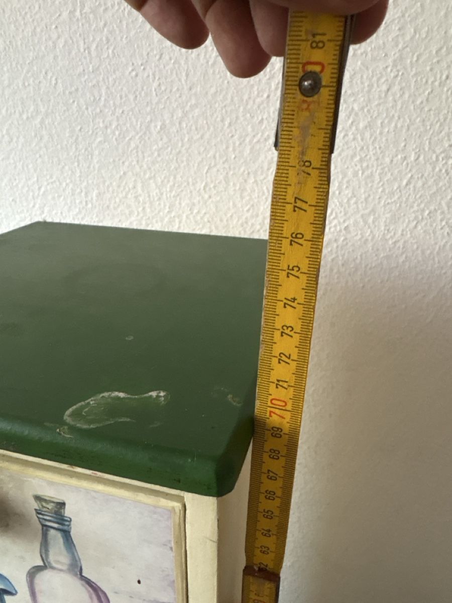 Kommoden: Kommode mit 4 Schubladen ländlich bemalt H77cm B25cm – Gebraucht aus Zürich von Fuxion 1