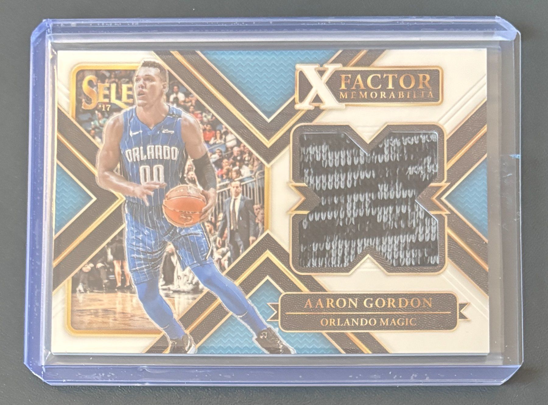 Nba Carte collezionabili: NBA Aaron Gordon 2017-18 Select Game-used Jersey Card – Nuovo (secondo la descrizione) da Muri b. Bern venduto da winningloser