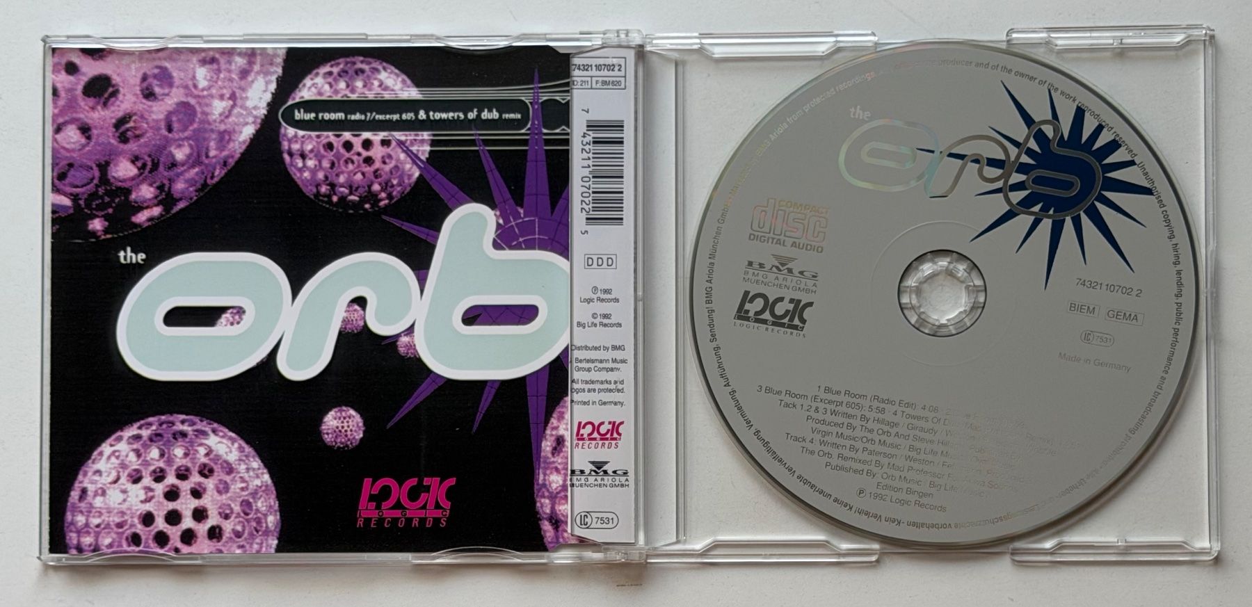 CD: The Orb / Blue Room (Maxi Single) – Usato da Näfels venduto da Musicland 2