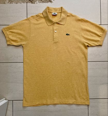 Lacoste Poloshirt  Gelb 100% Baumwolle Grösse 4