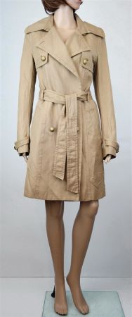 Saint Tropez Damen Mantel Trenchcoat /braun beige/Gr. S/neu