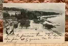 1903 - LE QUAI à OUCHY - Lausanne