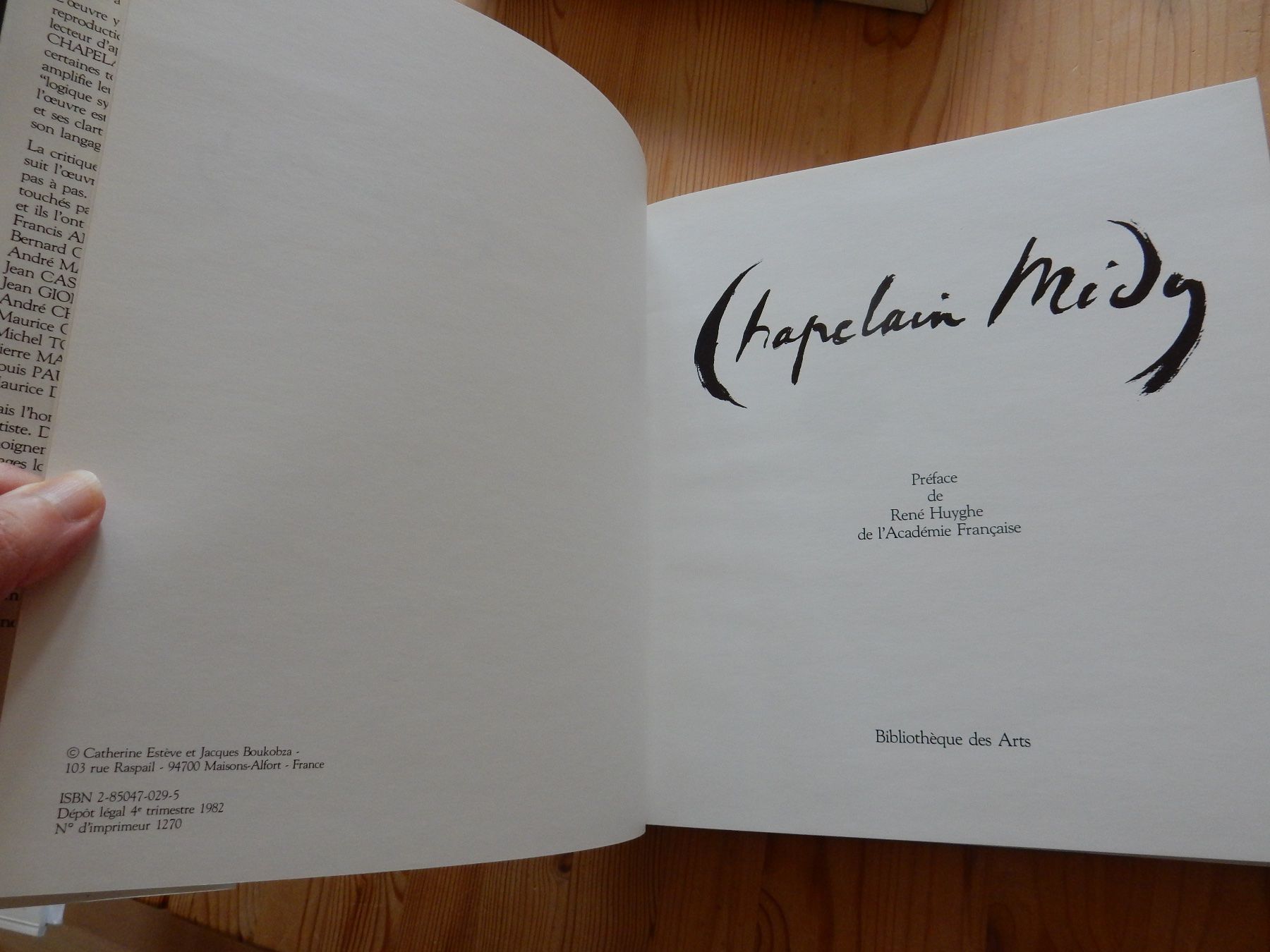 Libri: Buch Kunstbuch Katalog Roger Chapelain Midy Malerei – Usato da Jona venduto da JOberg_25 1