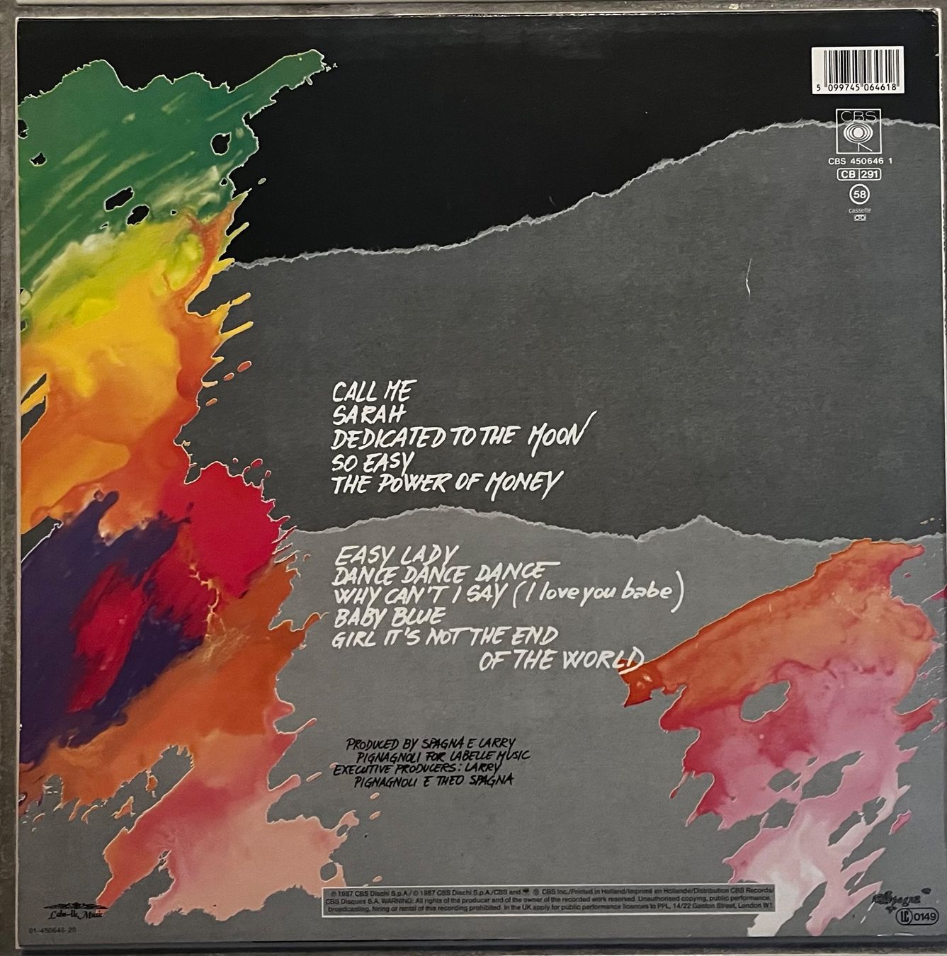 Schallplatten: SPAGNA - DEDICACED TO THE MOON - 33 Tours – Gebraucht aus Bussigny von vinyl-pas-cher 1