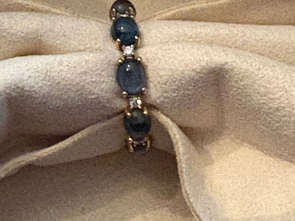 Anelli: RING 18K GOLD MIT BLAUEN TOPASEN – Usato da Zürich venduto da STYLEHAUS 6