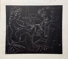 Pablo Picasso - Carte de voeux "Le patriote " - 1967 -