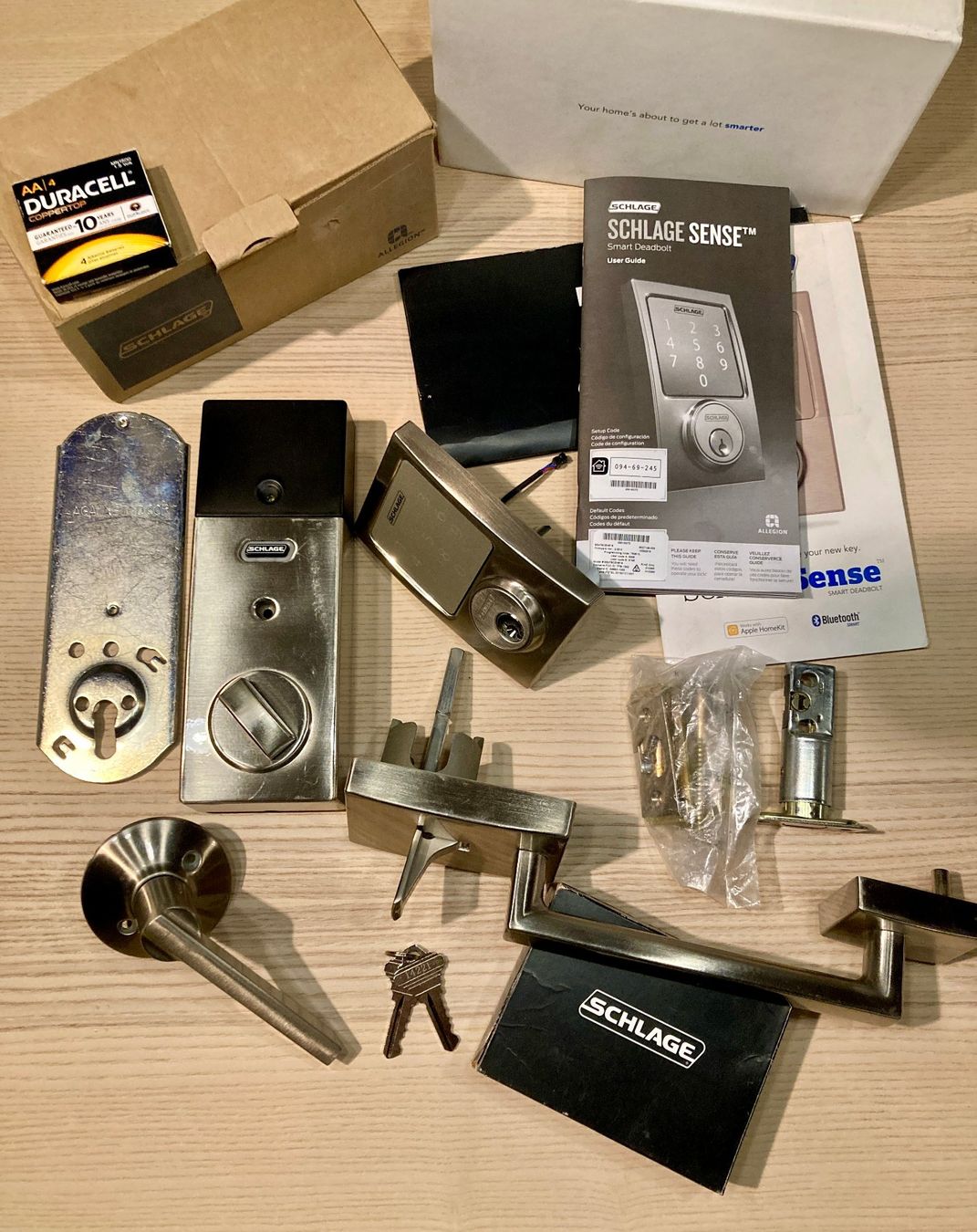 Schlösser: SCHLAGE Sense Smart Lock Schloss Deadbold Homekit – Neu (gemäss Beschreibung) aus Saas-Grund von GarageSaleToday 5