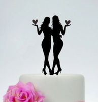 NEUER Torten Topper Hochzeit zwei Frauen - 221711