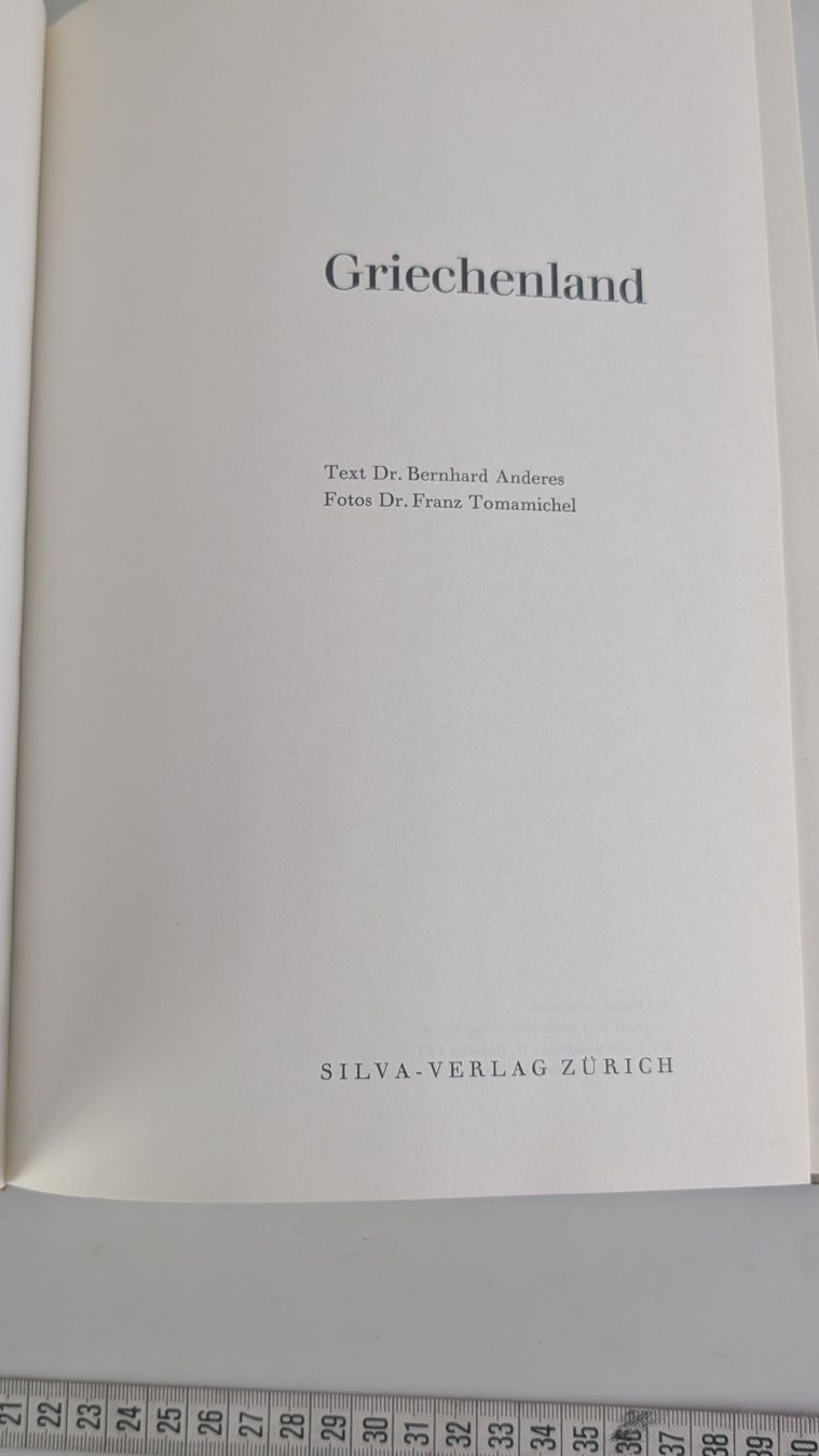 Libri: Griechenland – Silva 1964 – Usato da Zürich venduto da axolottchen 6