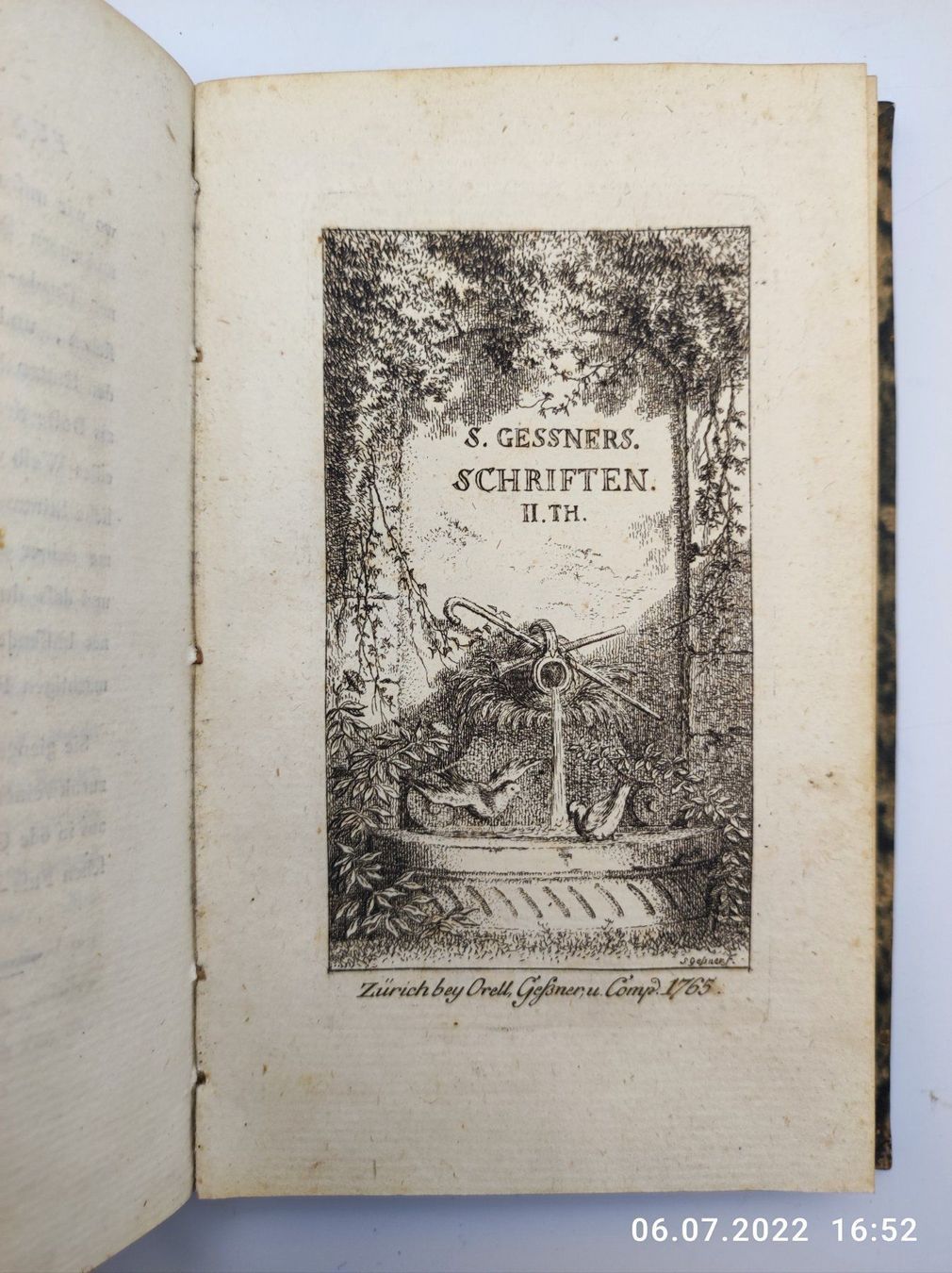 Livres: SALOMON GESSNER - SCHRIFTEN – D'occasion à Goldach par Gaip 1