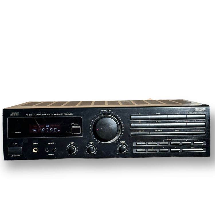 JVC RX212BK FM/AM Video Sound Receiver 2 Channel 120 Watts Kaufen
