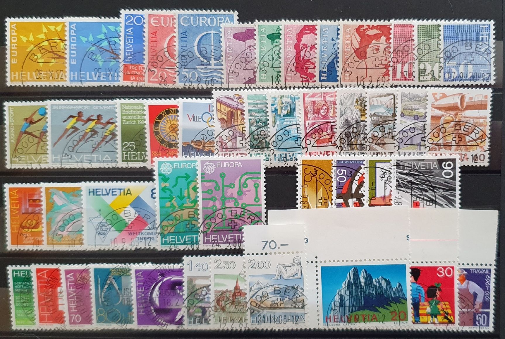 Alle Briefmarken: Lot CH - Marken schön Gestempelt – Gebraucht aus Kreuzlingen von Rschweiz1 3