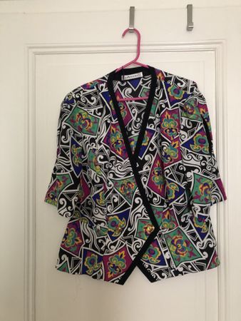 Bluse bunt, kurzarm