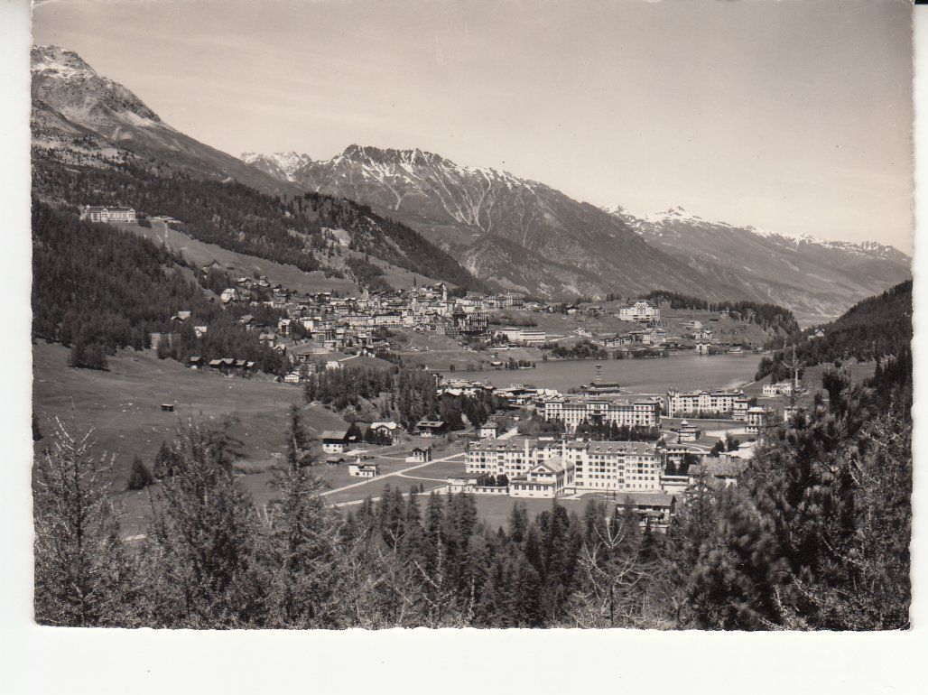 Cartoline postali: St. Moritz ca. 1950 – Usato da Bürglen TG venduto da StampGraf