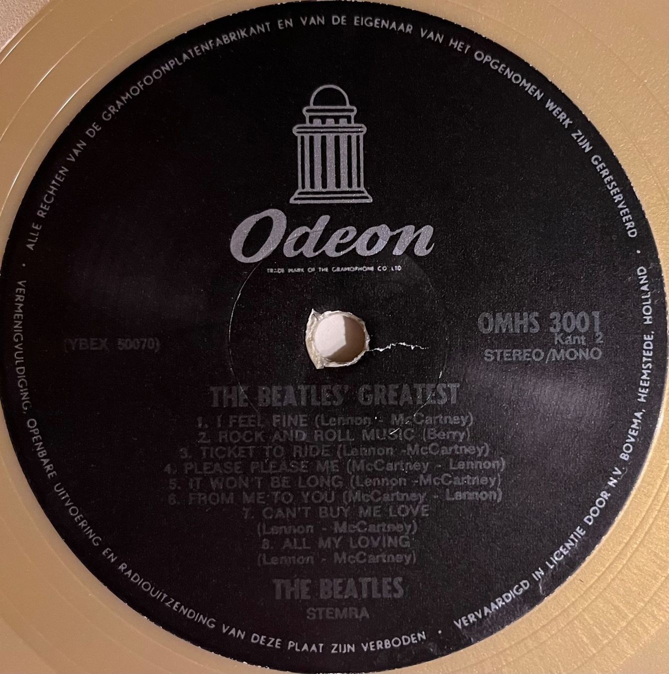 Dischi in vinile: BEATLES - BEATLES' GREATEST - 33 Tours – Usato da Bussigny venduto da vinyl-pas-cher 4